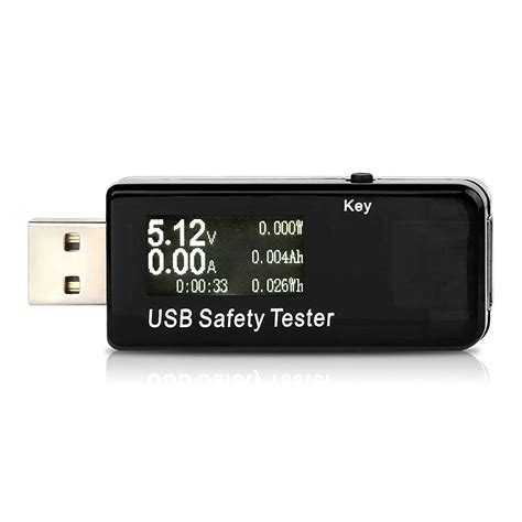 HLZS USB Safety Tester,USB Digital Power Meter Tester Multimeter ...