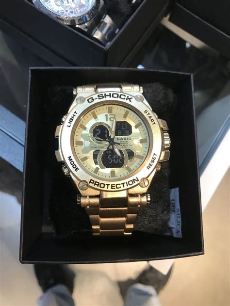 Relógio G Shock Metal Dourado Linha Gold 2022