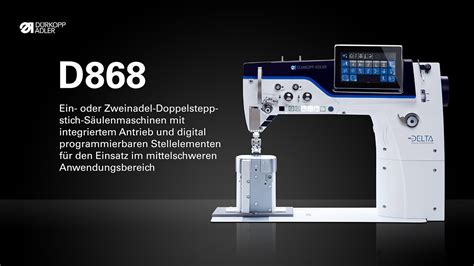 D Rkopp Adler Kl D Doppelsteppstich S Ulenmaschine Mit Digital