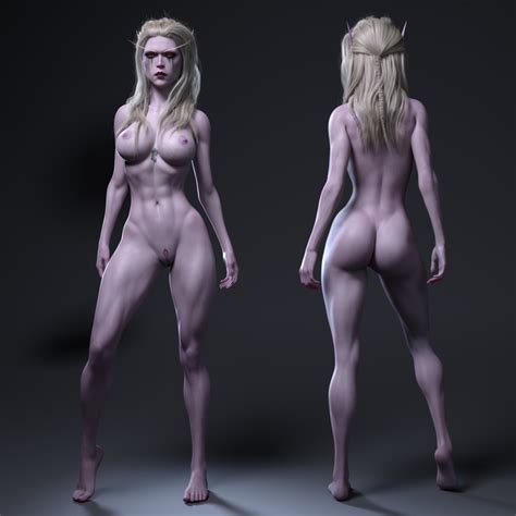 Rule 34 1girls 3d Banshee Warcraft Blonde Hair Breasts Dark Ranger Darken Den Female Female