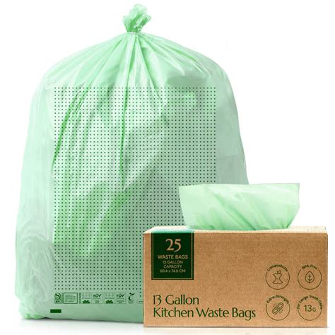 Compostable* 13-Gallon Trash Bags – Cleanomic