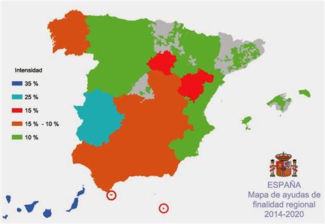 Financiar La I D En Espa A Y Europa Mapa De Ayudas Regionales De