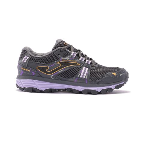 Zapatilla Trail Running Mujer Shock Lady Gris Joma Mundo Joven