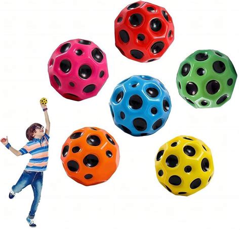 Dtc Gmbh Spielball Astro Jump Ball Hohe Springender Gummiball Space Ball Spielzeug Ball Toy For