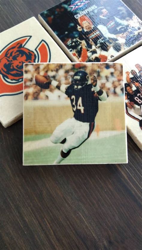 Chicago Bears Super Bowl Xx Champions Photo Coasters Etsy