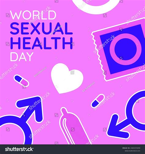 World Sexual Health Day Template Social Stock Vector Royalty Free 2183371059 Shutterstock