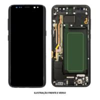 TELA DISPLAY SAMSUNG S8 G950 C ARO PRETO NACIONAL RETIRADA Voguel