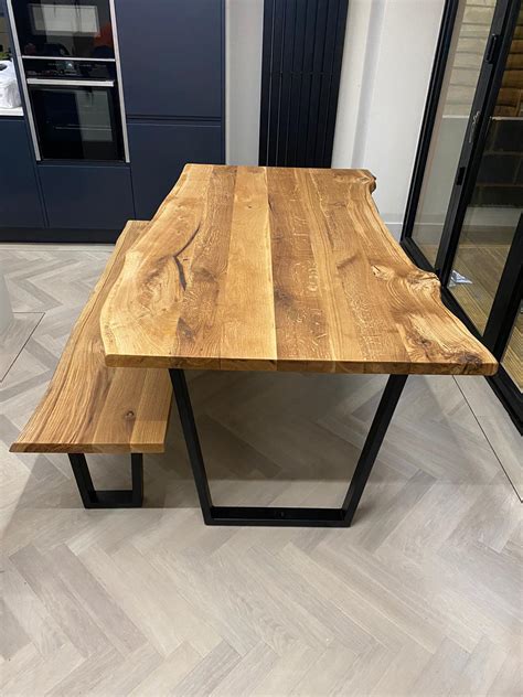 Rustic Solid Oak Table M Rustic Modern Furniture Rustic Tables