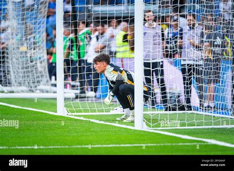 Madrid Spain Kepa Arrizabalaga Real Madrid Warm Up