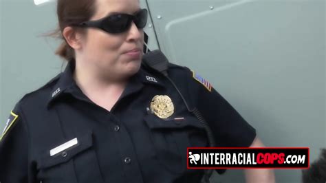 Big Ass MILF Cop Is Banging With A BBC Suspect In Public While On Duty