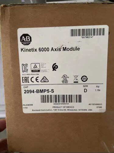 NEW Sealed Allen Bradley 2094 BMP5 S AB Kinetix 6000 Axis Module Servo