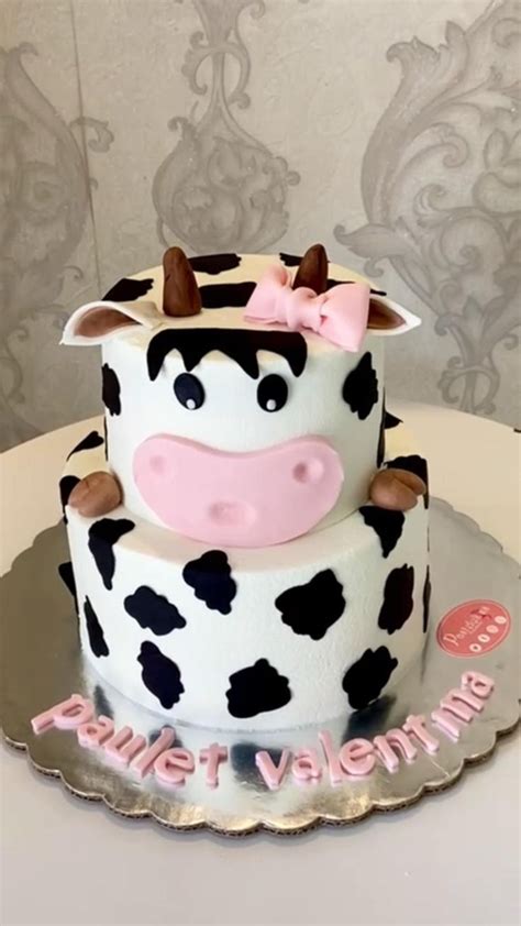 3 Tier Black White Cow Diaper Cake Baby Shower Centerpiece Etsy Artofit