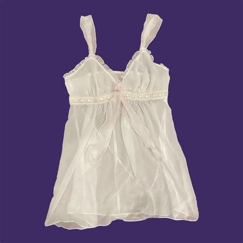 Y K Sheer Lingerie Babydoll Cami Top Beautiful Y K Depop