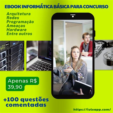 Ebooks Informática para concurso 100 questões comentadas Iule