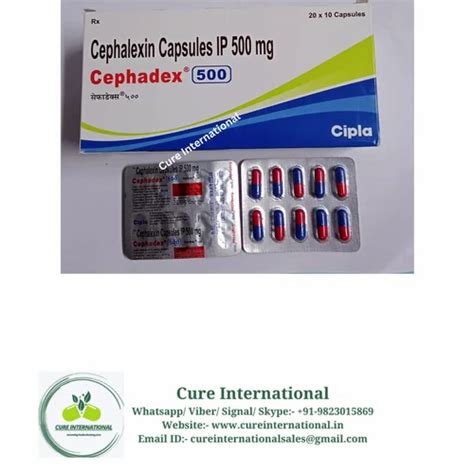 Cephadex 500 Cephalexin Capsules Ip 500 Mg Packaging Size 10X20 At