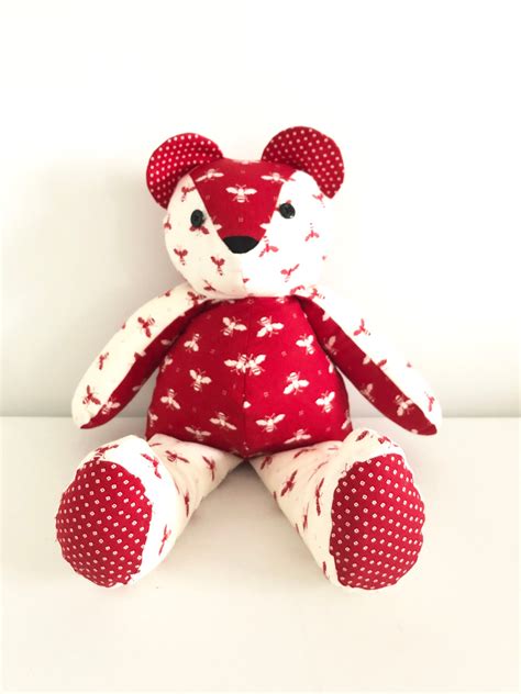 Stuffed Teddy Bear Sewing Pattern Bl Handmade