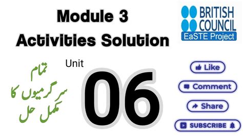 Module 3 Unit 6 Activities Solution Quiz Solution Final Module Quiz