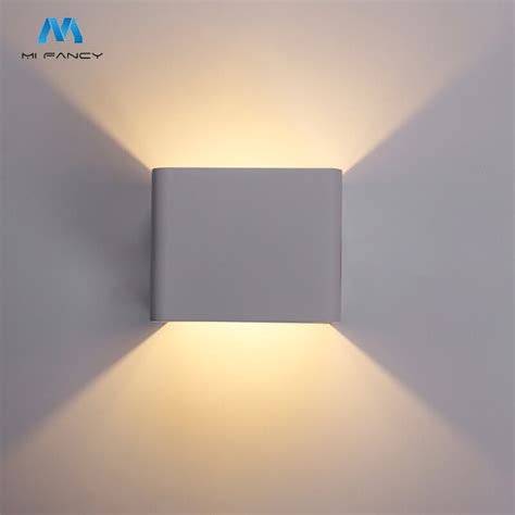 Mifancy W Aluminio Tallado Led Interior L Mpara De Pared Para Sala