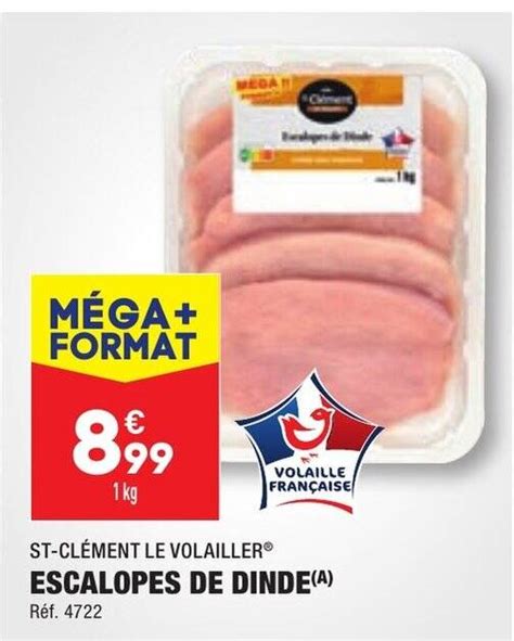 Promo Escalopes De Dinde A Chez Aldi