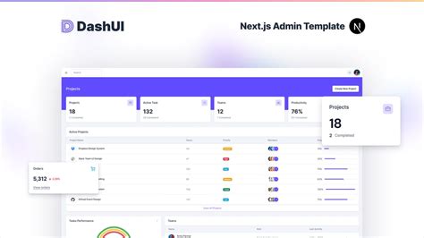 Nextjs Admin Dashboard Template Free Dash UI