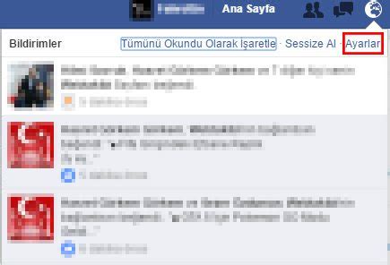 Facebook Canl Yay N Bildirimi Nas L Kapat L R