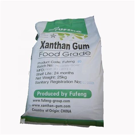 Xanthan Gum Food Grade Mesh Packaging Type Bag Packaging Size