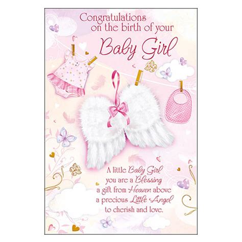 Congratulations Baby Girl - Saint Anthony Stores - Communion & Confirmation Gifts