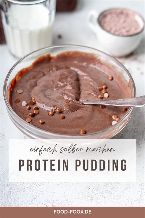 High Protein Pudding Selber Machen Ein Einfaches Rezept