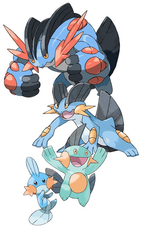 258-260 Mudkip Mega Evolution by Torathor on DeviantArt