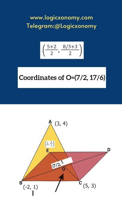 Centroid Of A Triangle Center Of Gravity Of A Triangle Logicxonomy