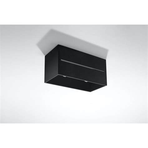 Czarny Plafon Xg Lobo Maxi Sl Sollux Lighting