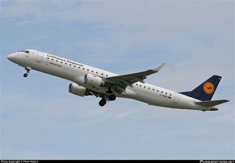 D AEBA Lufthansa Regional Embraer ERJ 195LR ERJ 190 200 LR Photo By