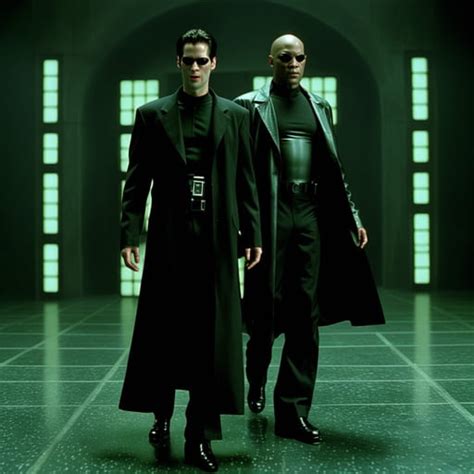 Keanu Reeves Explorando O Mundo De Neo Em Matrix Fastartweb