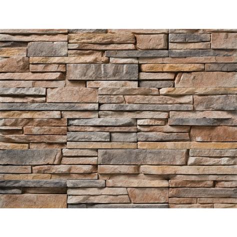 Ply Gem Stone True Stack 10 Sq Ft Flint Faux Stone Veneer At