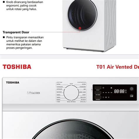 Jual Toshiba Td H Sen Tumble Dryer Di Seller Ufo Elektronika Dan