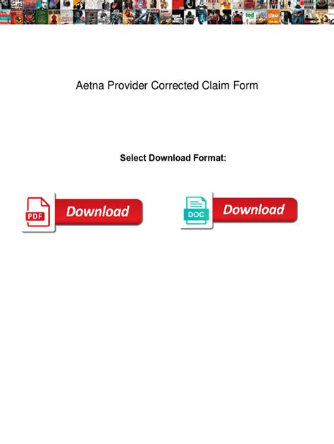 Fillable Online Aetna Provider Corrected Claim Form Aetna Provider