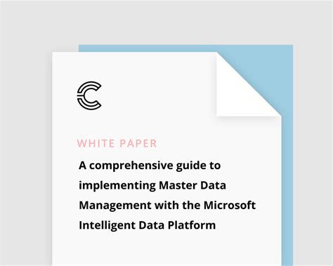 Guide To Implementing Master Data Management With The Microsoft