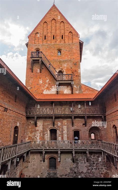 Inside Trakai Island Castle, Lithuania Stock Photo - Alamy