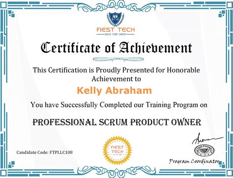 Professional Scrum Product Owner Pspo Certification Training