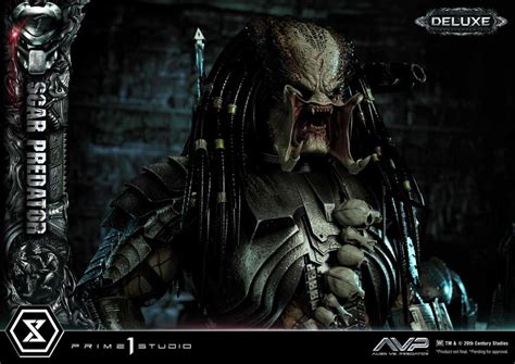 Alien Vs Predator Museum Masterline Scar Predator Deluxe Ver 1 3