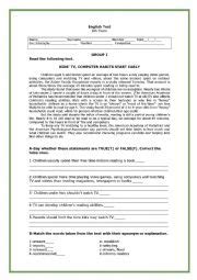 English Test Tv Esl Worksheet By Carlapinhel