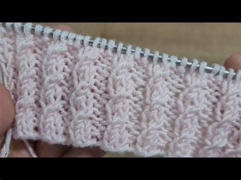 En kolay iki şiş burgulu örgü modeli easyblanket crochet knitting