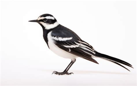 Premium Ai Image African Pied Wagtail Urban Flutist Isolated On A