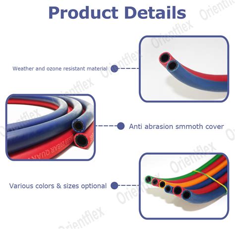 Oxygen Acetylene Welding Rubber Hose Pipe China Welding Hose Oxy