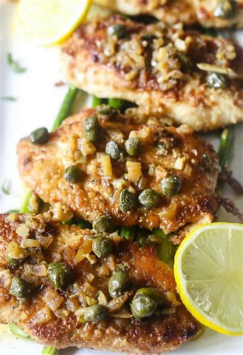 Chicken Milanese With Lemon Butter Sauce