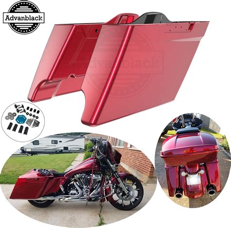 Amazon Moto Onfire Stretched Saddle Bags Velocity Red Sunglo