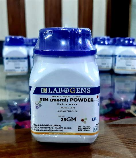 Labogens Tin Metal Powder Extra Pure Gm Assay Min Sn M W