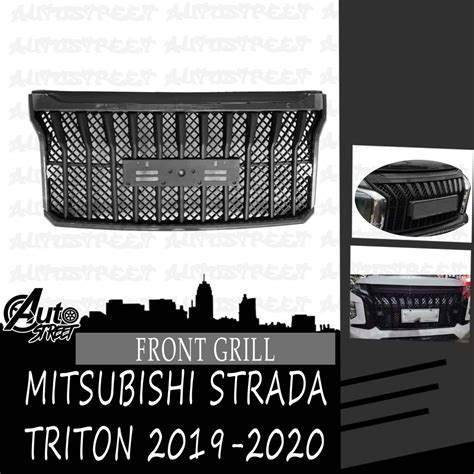 Mitsubishi Strada Triton 2019 2020 Full Front Grill All In Black