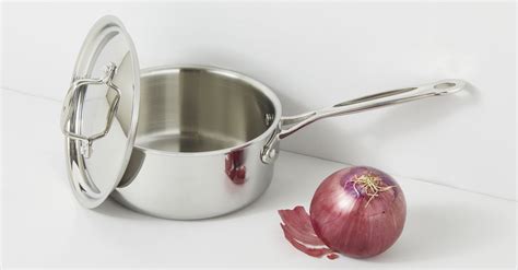 1.5-Qt Small Saucepan | Tri-Ply Stainless Steel | Goldilocks