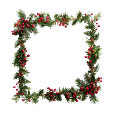 Christmas Border Frame PNGs for Free Download